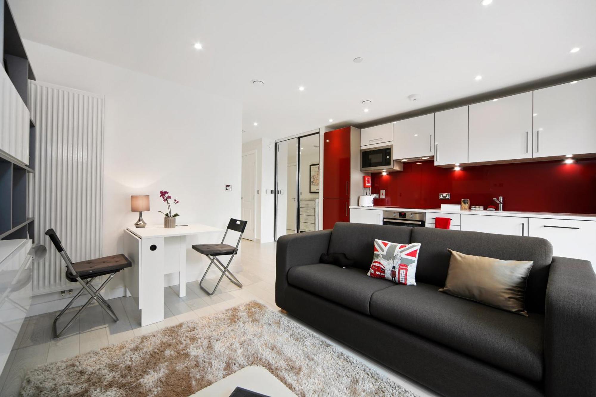 Cool Dalston Studio With Balcony And Gym Apartment ลอนดอน ภายนอก รูปภาพ